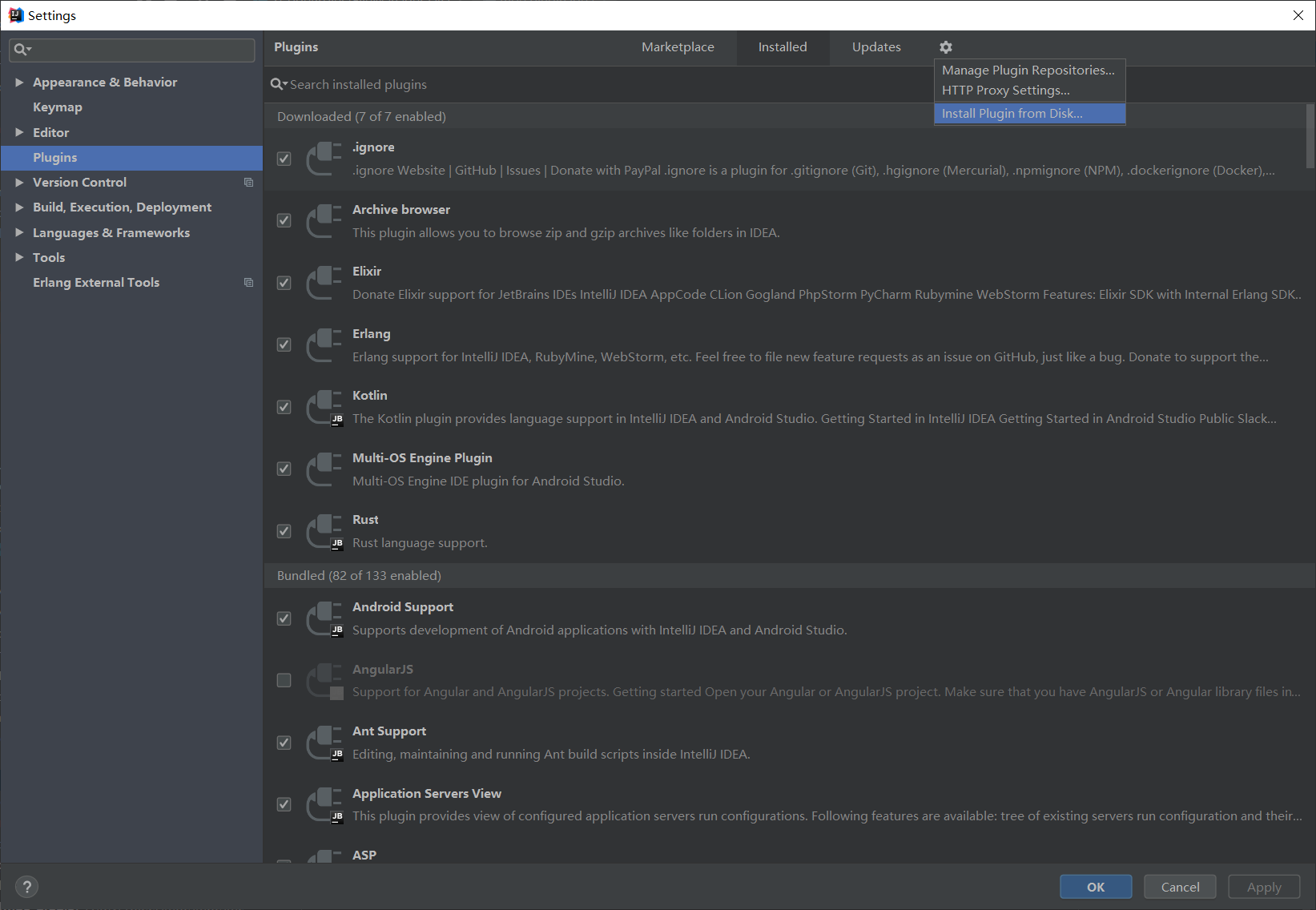 intellij install plugin